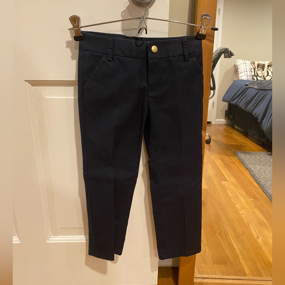 Brooks Brothers Navy Pants with Gold Button